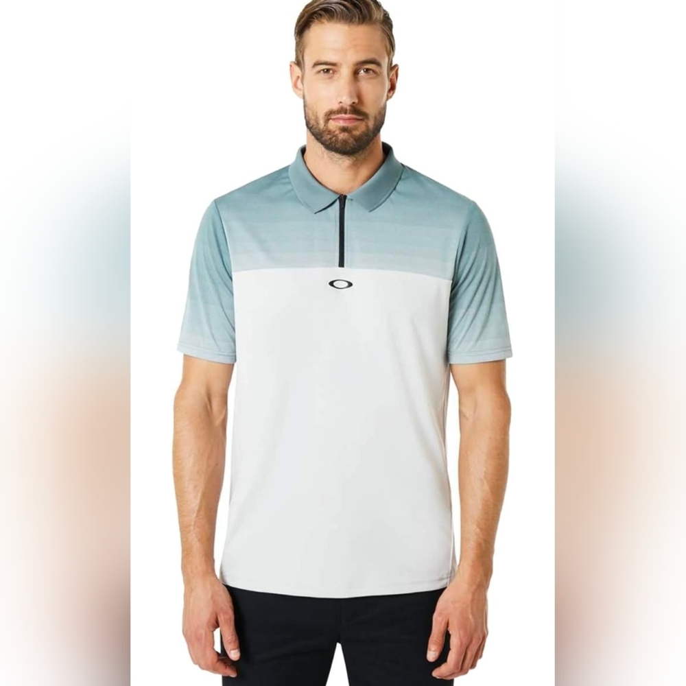 Oakley Mens Polo Shirt Ss Sublimated Jacquard Large